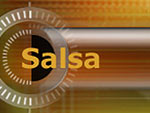 Custom branding, logo design, profile, office stationery, brochure, product sheets, web site, and presentations for Salsa Media
