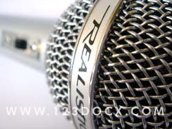 Microphone Detail Photo Image