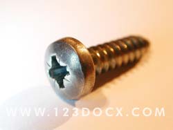 Small Metallic Screw 1 Photo Image