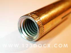 Metallic Screw Plug, Detail Photo Image