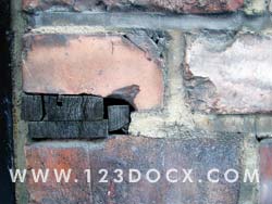Decaying Brick Wall Photo Image