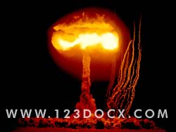 Atom Bomb Photo Image