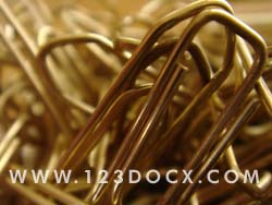 Office Paper Clips Photo Image