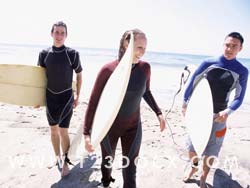 Surfers Photo Image