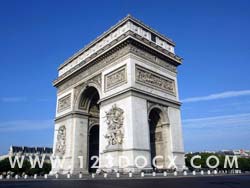 L'Arc de Triomphe de Paris Photo Image