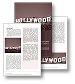 The Hollywood Word Template Design in red shows the famous Hollywood hills sign. Previously Hollywoodland, the Hollywood sign is iconic of the movie industry film stars, hollywood celebrities and cinema. The Hollywood Word Template Design is the perfect Word Template for any silver screen, Hollywood movies, Hollywood brochure, movie industry publication, cinema report, film star document or film review.

Click the Hollywood word template thumbnail for color, pricing, and purchase options
