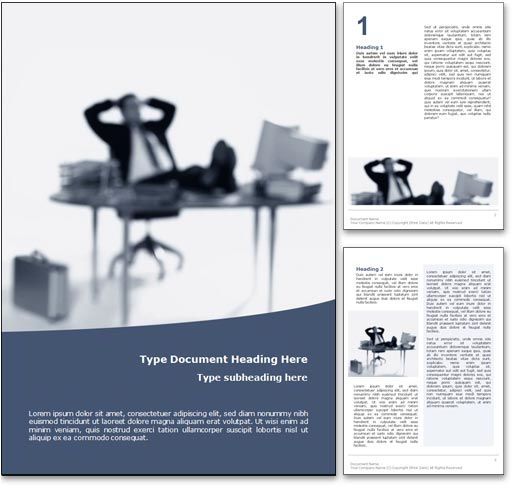 Outsourcing word template document