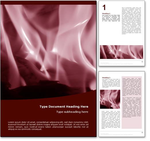 Fire word template document